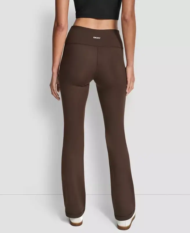 Women's Balance Compression High-Waist Flared Leggings - Espresso - 4