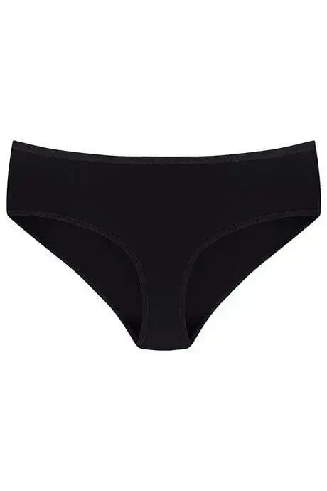 Women's Bamboo Panties Black 3-Pack Extra Soft and Stretchy, Breathable Fabric - 4