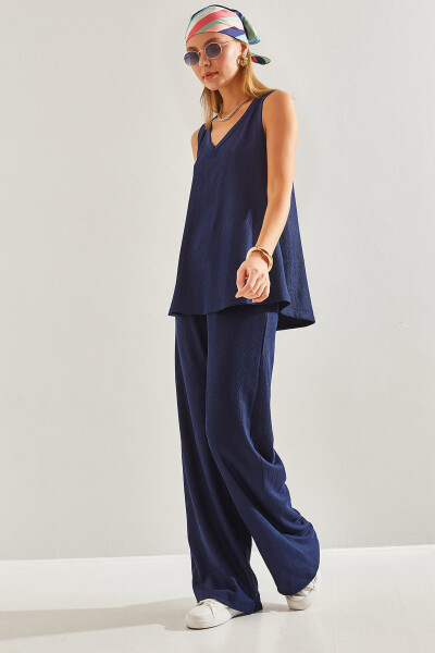 Women's Basic Top and Bottom Set - BIANCO LUCCI