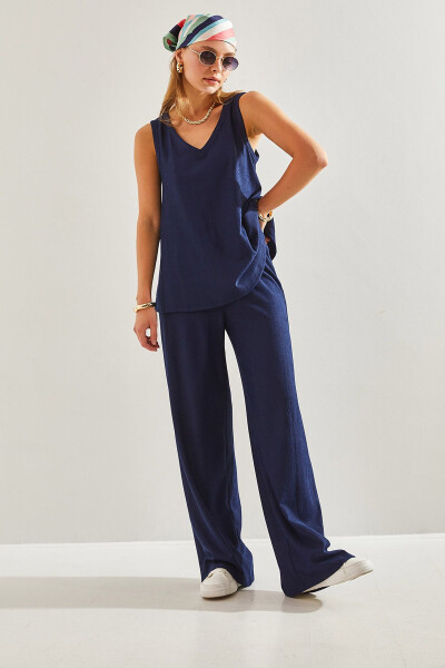 Women's Basic Top and Bottom Set - BIANCO LUCCI (1)