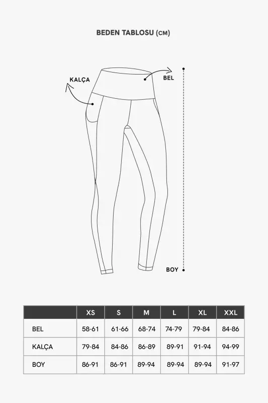 Women's Beige High Waist Double Pocket Shaping Sports Leggings - 6
