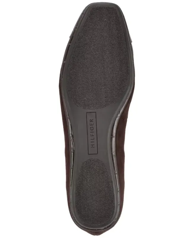 Women's Bekim Cap Toe Ballet Flats - Dark Brown Croco - 5