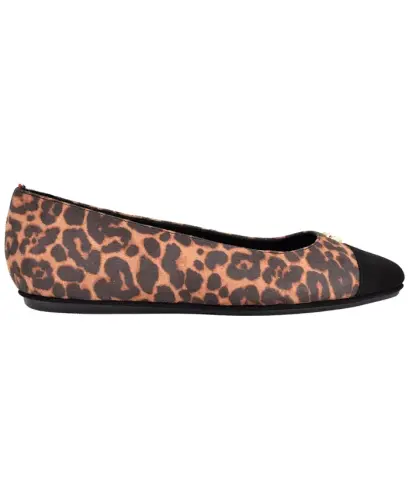 Women's Bekim Cap Toe Ballet Flats - Light Brown Leopard Multi - TOMMY HILFIGER (1)