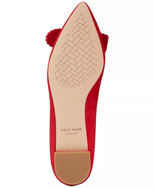 Women's Bellport Bow Skimmer Flats True Red - 5