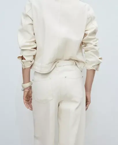 Women's Belt Wide Leg Jeans - 6