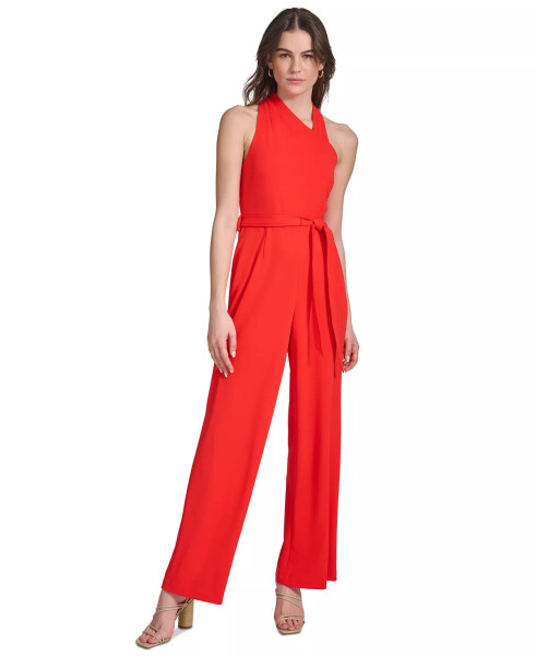 Women's Belted Flare-Leg Jumpsuit Tango - 1