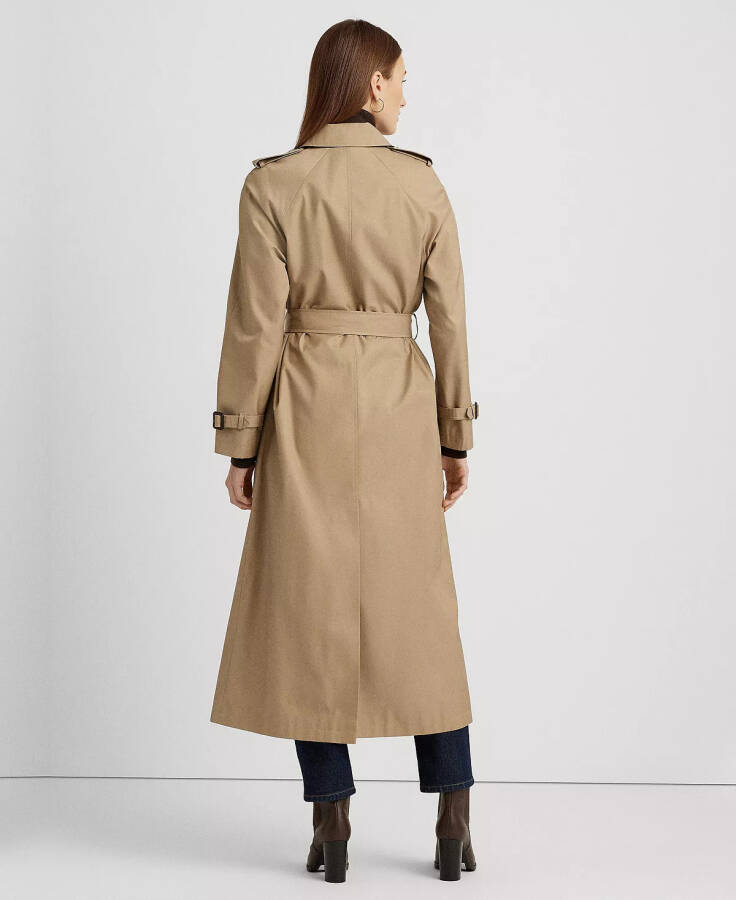 Women's Belted Maxi Trench Coat Sand - 2