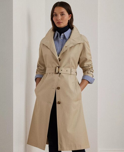 Women's Belted Trench Coat Explorer Sand - 1