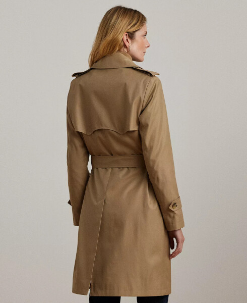 Women's Belted Water-Resistant Trench Coat Sand - 2