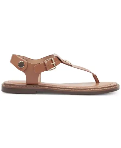 Women's Bennia Flat Thong Sandals - Cognac - TOMMY HILFIGER (1)