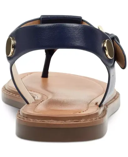 Women's Bennia Flat Thong Sandals - Dark Blue - 3