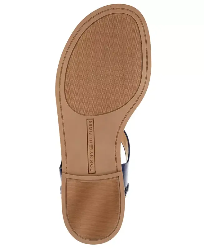 Women's Bennia Flat Thong Sandals - Dark Blue - 5