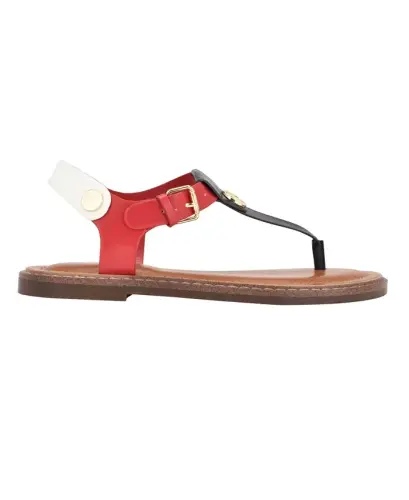 Women's Bennia Flat Thong Sandals - Red/Black/White - TOMMY HILFIGER (1)