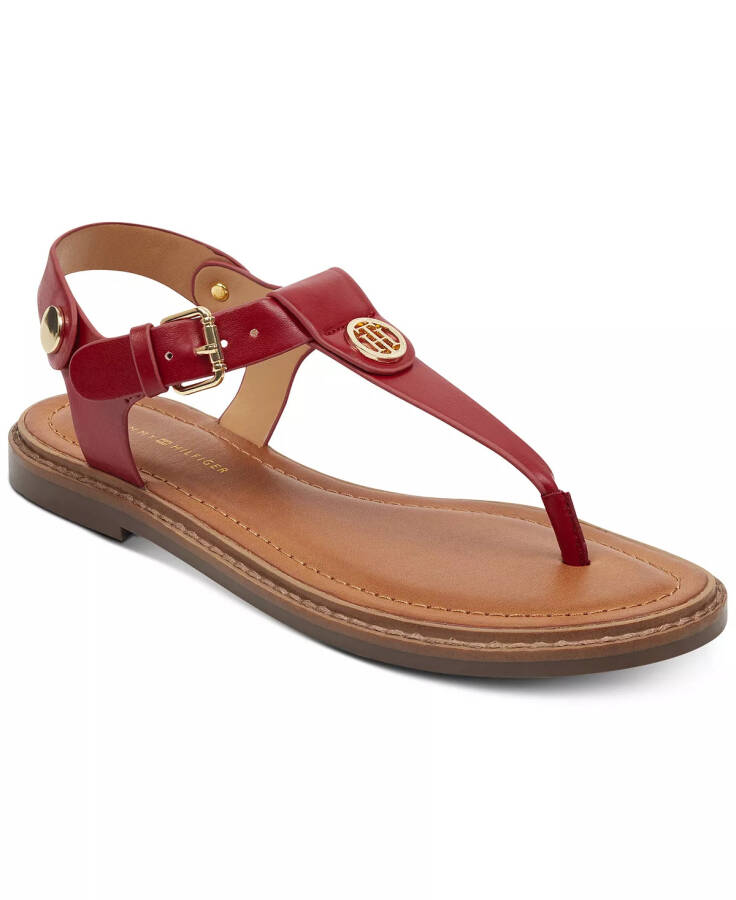 Women's Bennia Thong Flat Sandals Medium Red - 1