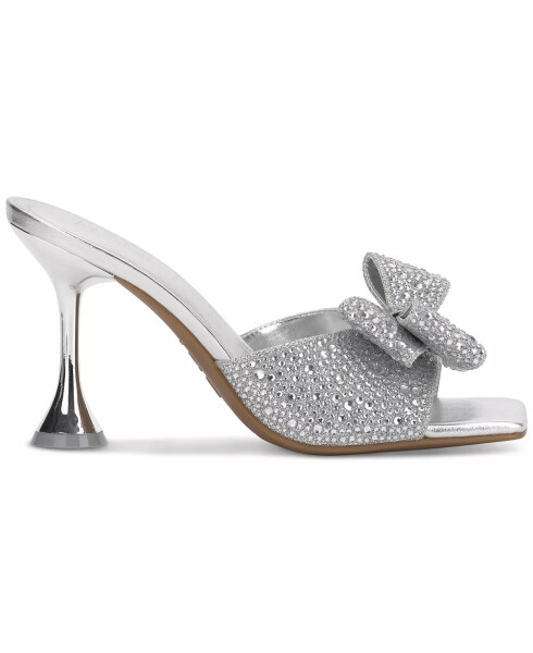 Women's Beonna Embellished Bow Slide Sandals, Created for Modazone Silver Bling - 2