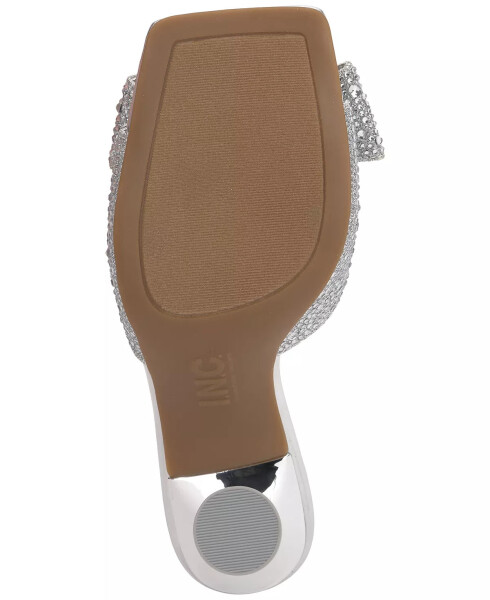 Women's Beonna Embellished Bow Slide Sandals, Created for Modazone Silver Bling - 5