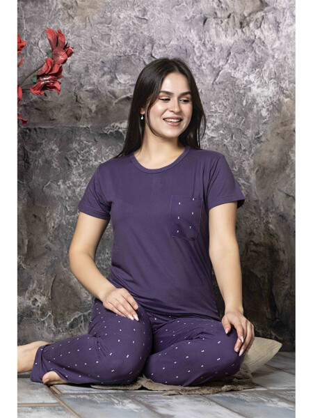 Women's Bicycle Collar Pajama Set - 6