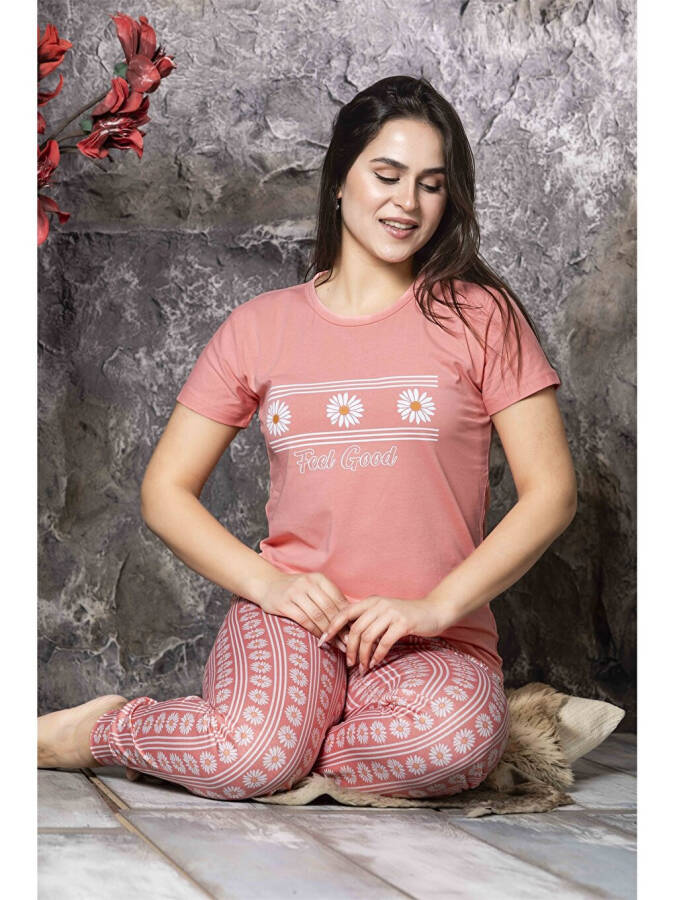 Women's Bicycle Collar Pajama Set - 5