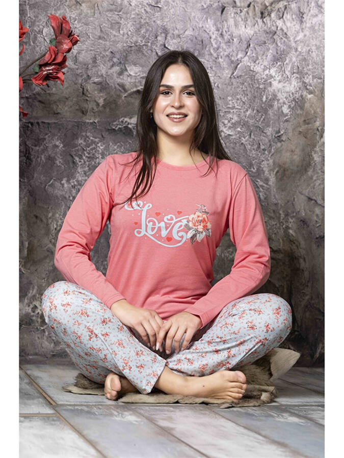 Women's Bicycle Neck Pajama Set - 7