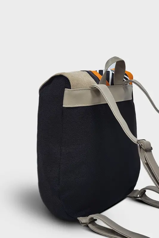 Women's Black Backpack-BlackAztec - 5