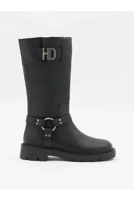 Women's Black Boots NEW SEASON-Harley Davidson MYERSON - 3