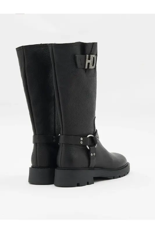 Women's Black Boots NEW SEASON-Harley Davidson MYERSON - 5