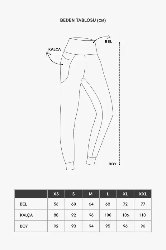 Women's Black High Waist Jogger Sweatpants Joggers - 7