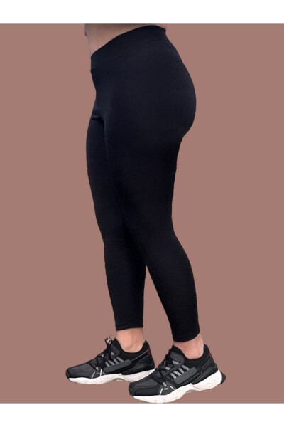 Women's Black High Waist Sport Leggings Shaping - 9