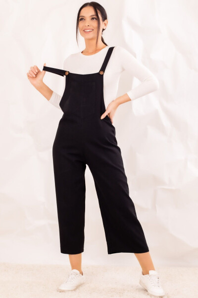 Women's Black Jumpsuit ARM-20K001117 - 7