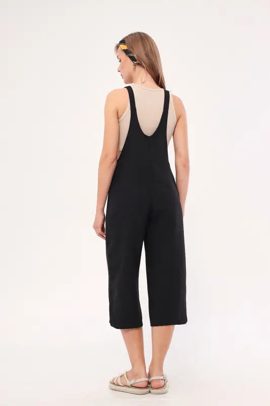 Women's Black Jumpsuit ARM-20K001117 - 4