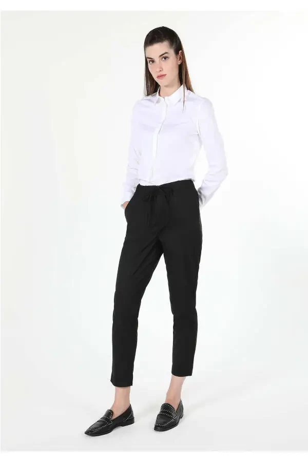 Women's Black Pants Cl1055028 - 1