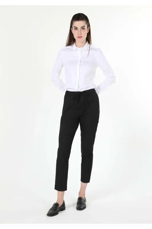 Women's Black Pants Cl1055028 - 3