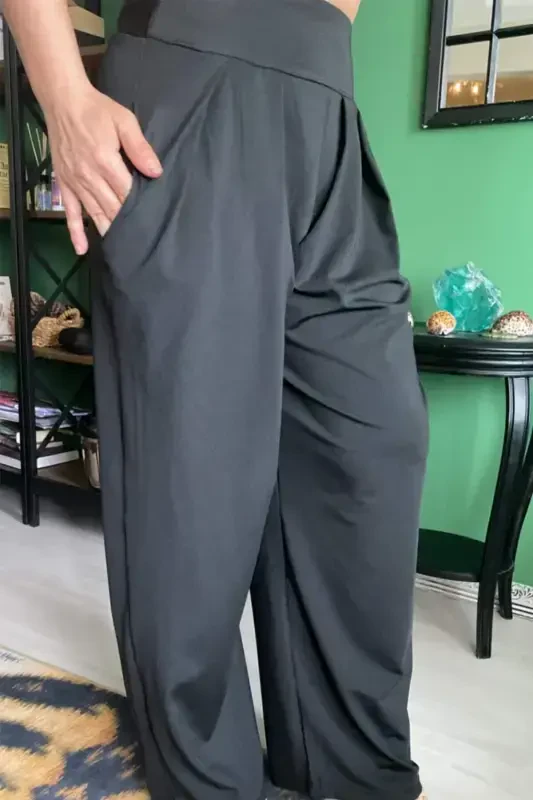 Women's Black Skirted Bustier Suit GLS6300 - 5