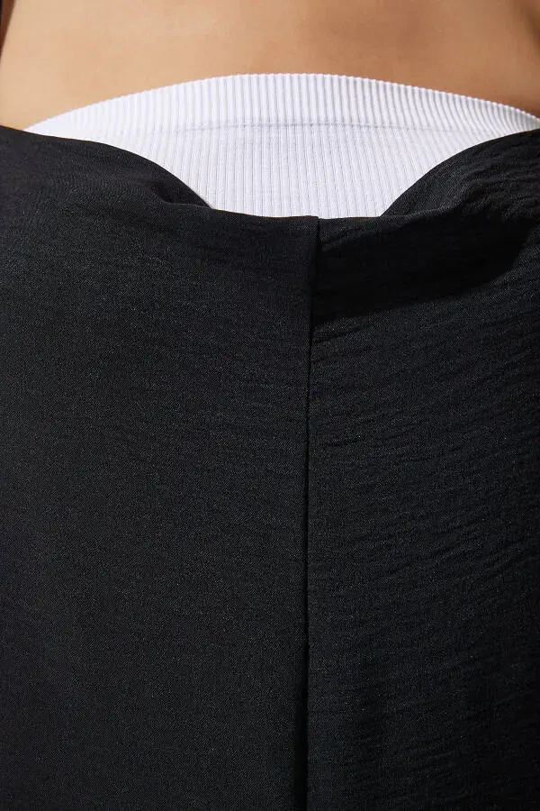 Women's Black Strappy Loose Knit Overalls Jumpsuit BF00095 - 5