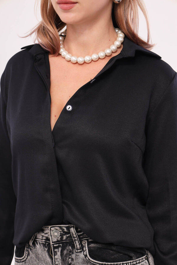 Women's Black Tunic Shirt ARM-19Y001003 - 2