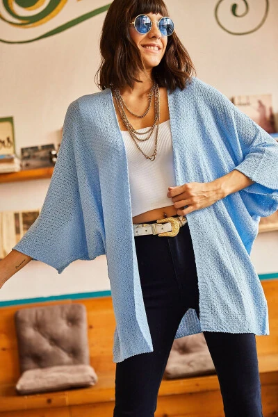 Women's Blue Bat Spring Cardigan HRK-19000057 - 3
