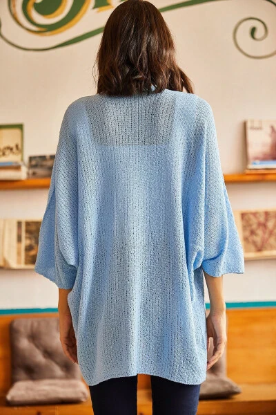 Women's Blue Bat Spring Cardigan HRK-19000057 - 6