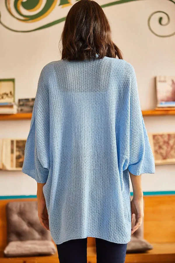 Women's Blue Bat Spring Cardigan HRK-19000057 - 6