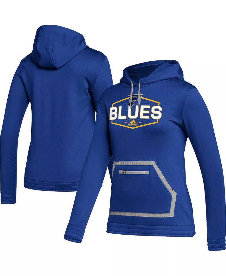 Women's Blue St. Louis Blues Team Pullover Hoodie Blue - 1