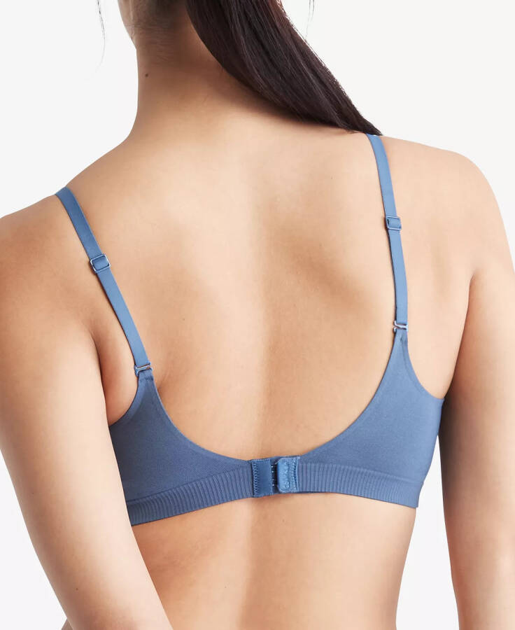 Women's Bonded Flex Balconette Bralette QF6609 Crayon Blue - 4