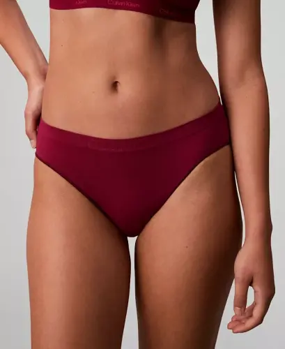 Women's Bonded Flex Bikini Underwear QD3960 - Beet Red - 3