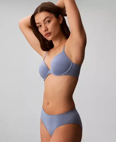 Women's Bonded Flex Bikini Underwear QD3960 - Blue Tulip - 3