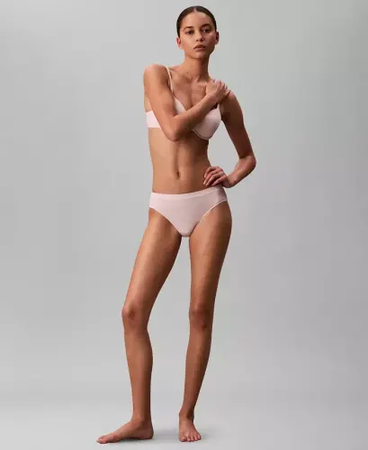 Women's Bonded Flex Bikini Underwear QD3960 - Eggshell Pink - CALVIN KLEIN (1)