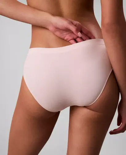 Women's Bonded Flex Bikini Underwear QD3960 - Eggshell Pink - 6