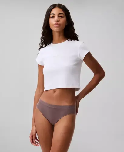 Women's Bonded Flex Bikini Underwear QD3960 - Mink - 3