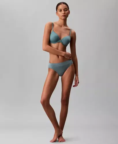 Women's Bonded Flex Bikini Underwear QD3960 - Slate Turquoise - CALVIN KLEIN (1)