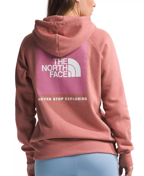 Women's Box NSE Fleece Hoodie Light Mahogany - 2