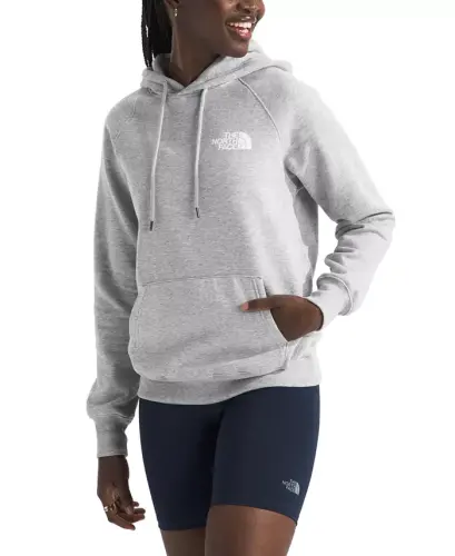 Women's Box NSE Fleece Hoodie-TNF Light Grey Heather - 1