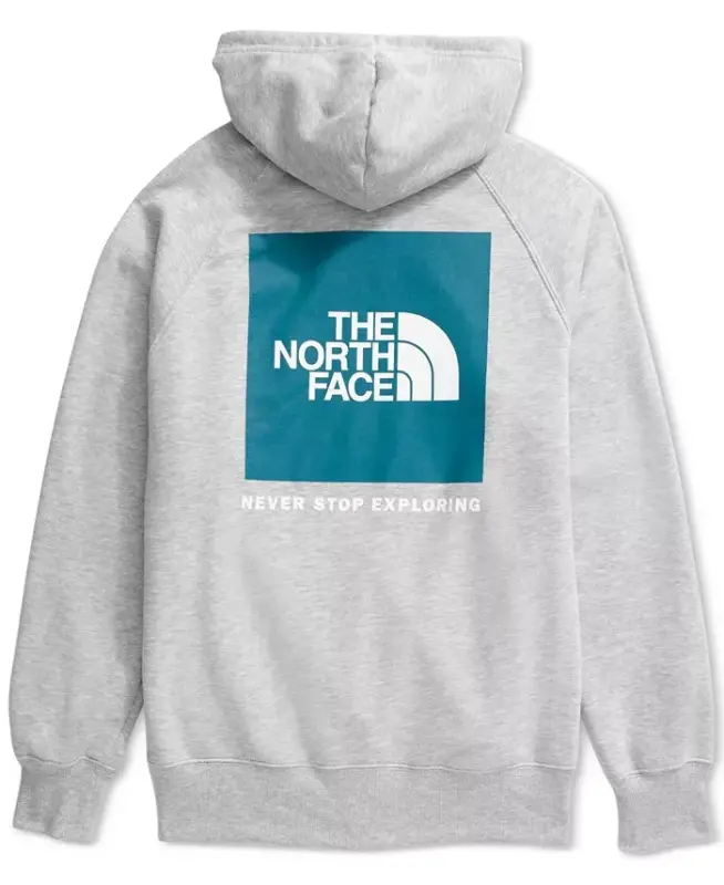 Women's Box NSE Fleece Hoodie-TNF Light Grey Heather - 2