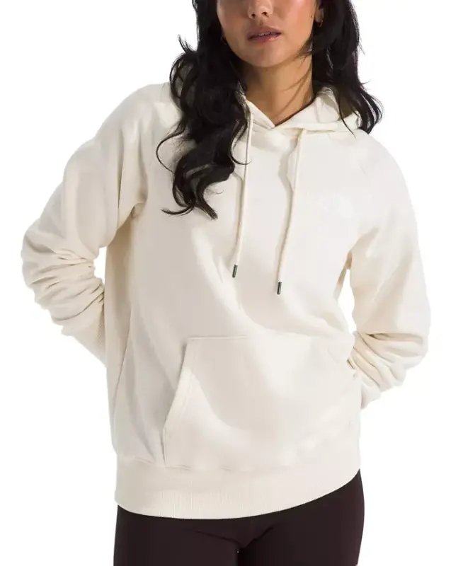 Women's Box NSE Fleece Hoodie - White Dune - THE NORTH FACE